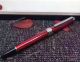 2018 Copy Mont Blanc Meisterstuck Red Rollerball Pen Silver trim (4)_th.jpg
